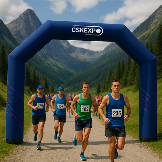 bramy reklamowe - startowa dmuchana